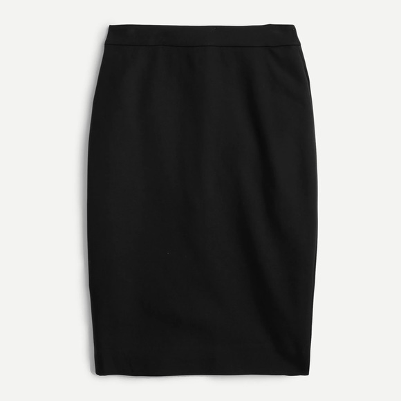 J Crew Black Pencil Skirt size 4 - Picture 2 of 5